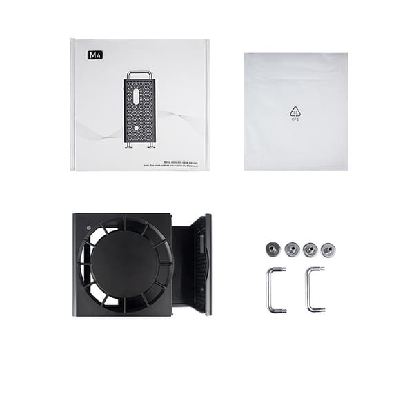 Skyddsfodral & Ställ för Mac mini M4/Pro Black Black