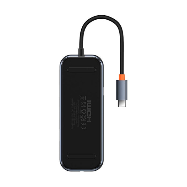 Adapter 4w1 Baseus Hub USB-C med 4xUSB 3.0 (mørkegrå)