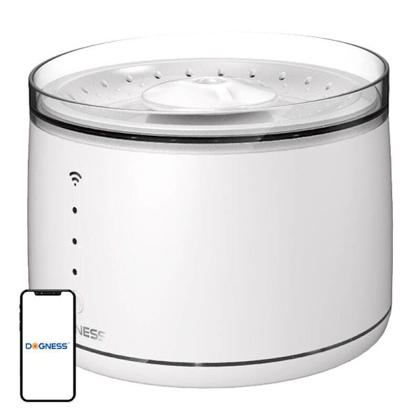 Vesilähde lemmikeille Dogness D07 1,8l (valkoinen)