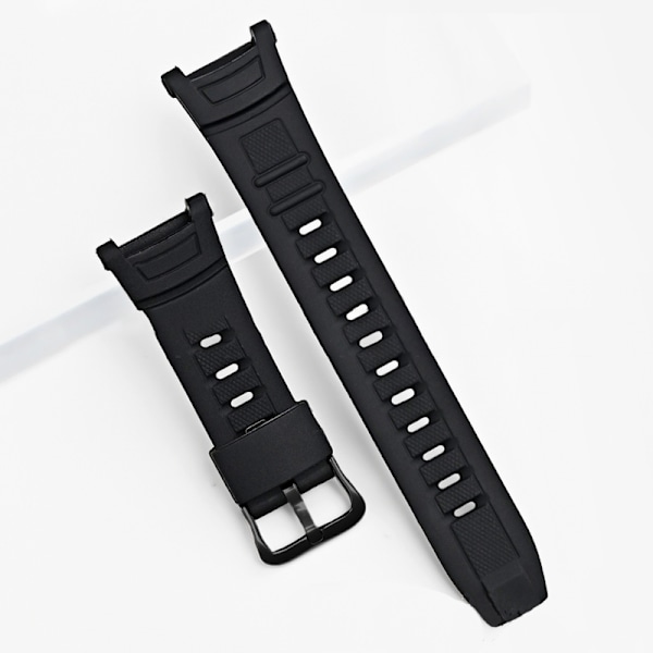 Sort TPU urrem til Casio PRG-130Y/PAW/PRW-1500 med værktøj