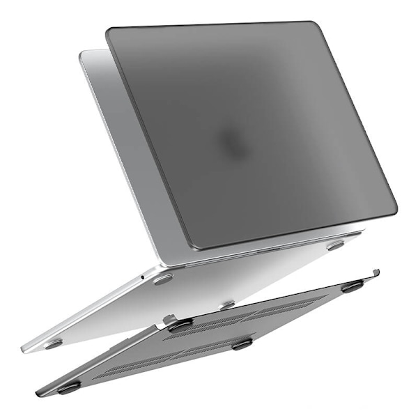 Lention Matte Finish -kotelo Macbook Prolle 14" (musta)