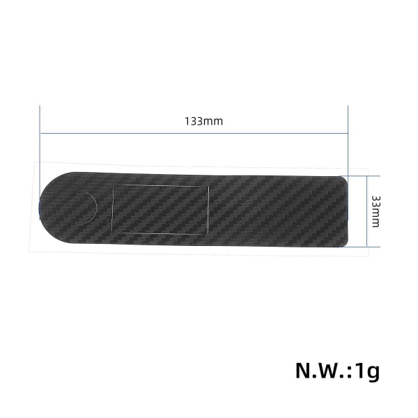 Ohjauspaneelin suojakalvosarja Xiaomi M365/Pro -skootterille Mus Musta
