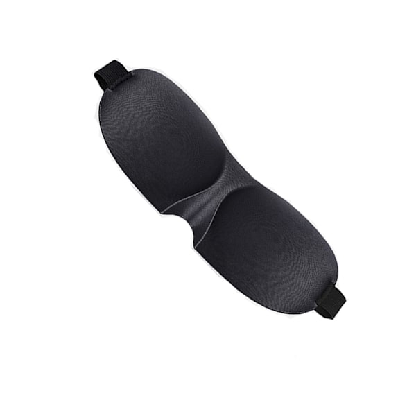 3D Sleep Eye Eye Mask matkoille ja kotiin Musta