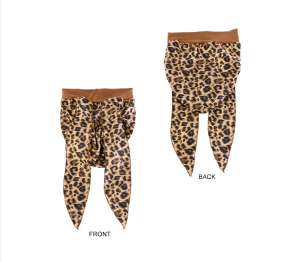 Satin Tryckt Knyt Chemo Mössa - Leopardmönstrad Huvudbonad