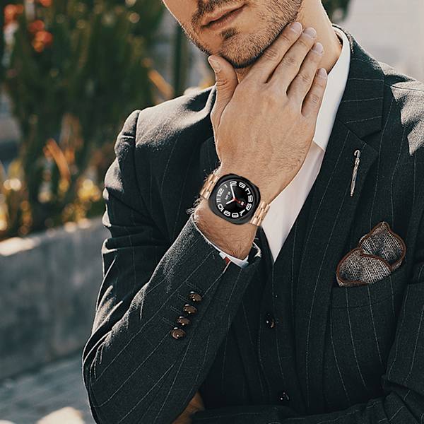 Urrem i rustfrit stål til Samsung Galaxy Watch 7 Ultra 47MM Guld
