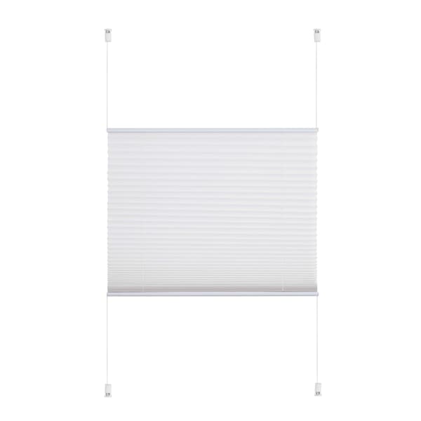 Plissé Vikgardin i Polyester Beige L