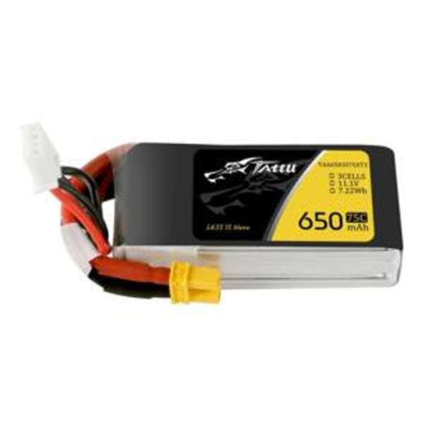Batteri Tattu 650mAh 11,1V 75C 3S1P