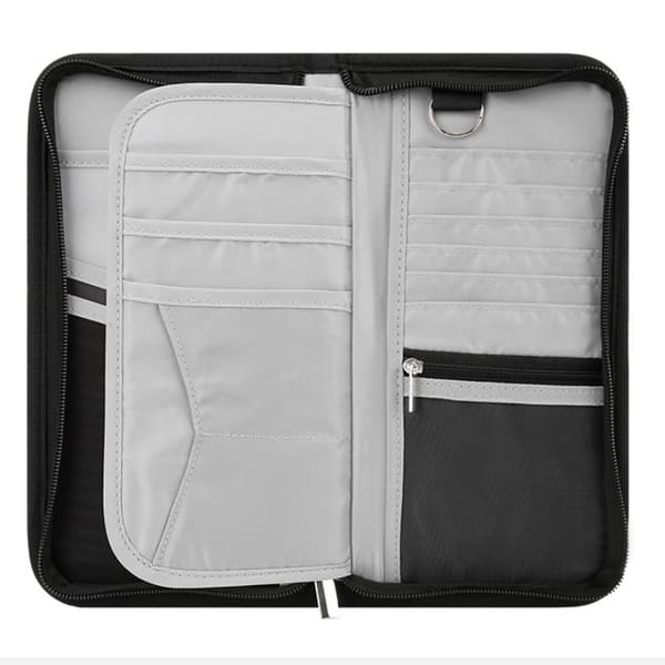 RFID-pas rejsedokumentarrangør Black Black