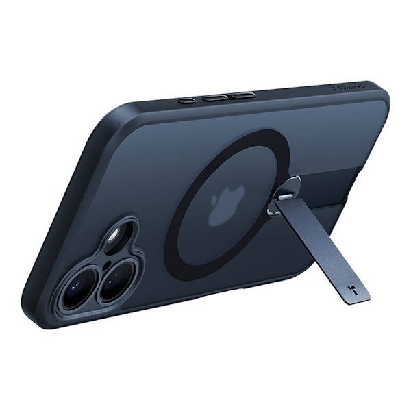 Torras Pstand Spin Case för iPhone 16 (svart)