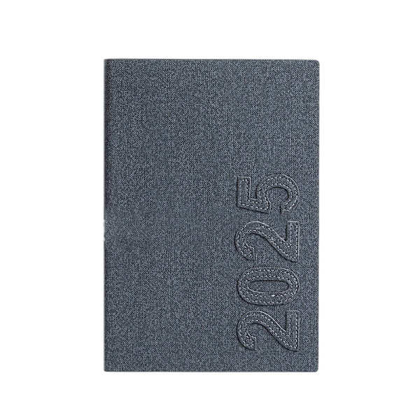 2025 A5 Daily Planner - Svart