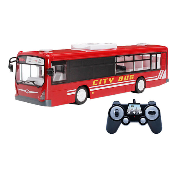 Fjernstyret bybus 1:20 Double Eagle (rød) E635-003