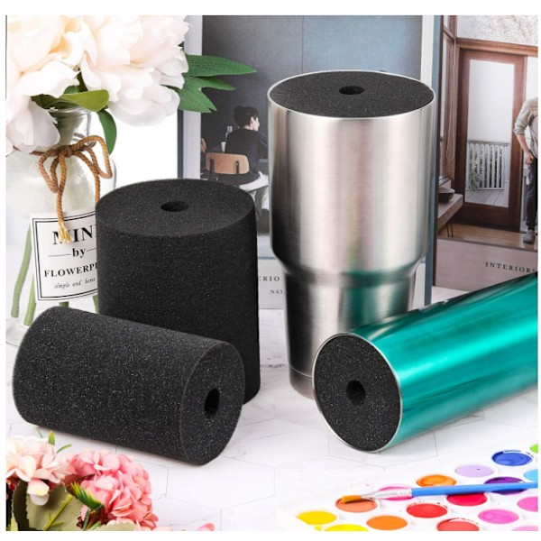 8-pack Cup Turner Foam Wraps 100x100x19mm för tumlartillverkning