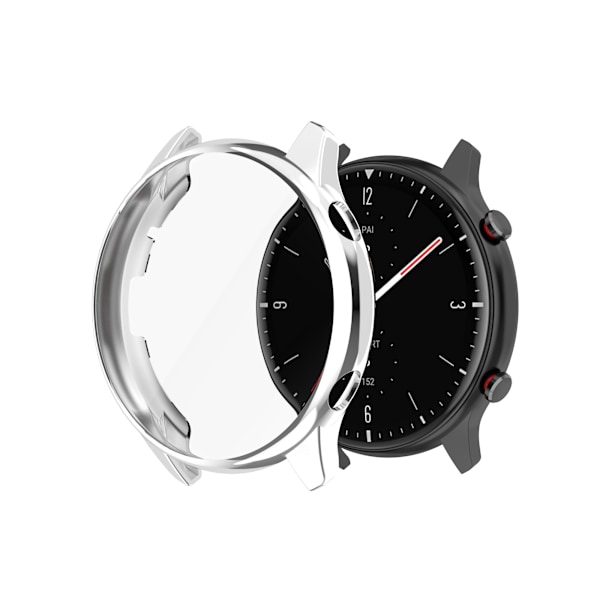 Titta på ett komplett skyddsfodral för Huami Amazfit GTR 2 Silver