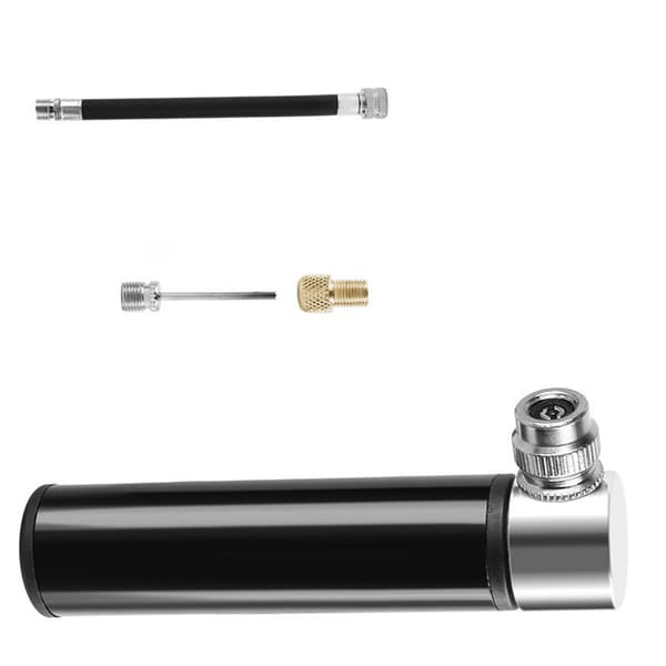 Mini cykelpumpe i aluminiumlegering Black Black