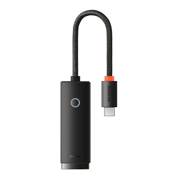 Nätverksadapter Baseus Lite Series USB-C till RJ45 (svart)