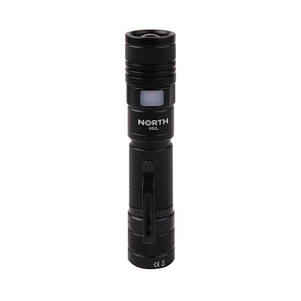 Ficklampa 950Lumen Zoom Svart Aviation Aluminium 10W Cree-Led (XML2)