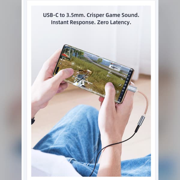 USB-C til 3,5 mm DAC-lydadapter med Realtek ALC4042, understøtter 32bit 384khz