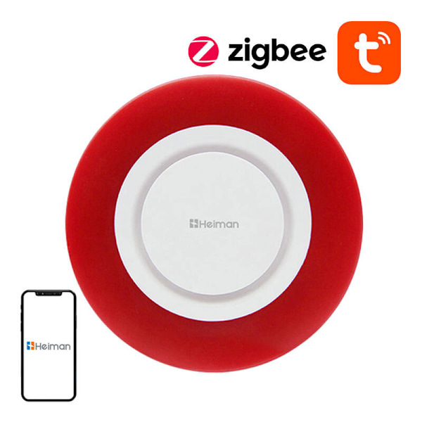 Zigbee Heiman HS2WD Tuya smart trådløs alarmsirene