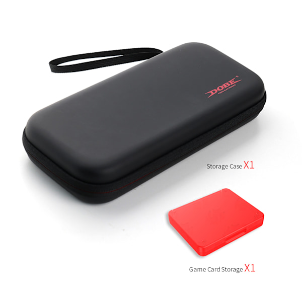 Elegant svart PU-bärväska för SWITCH 2 med korthållare