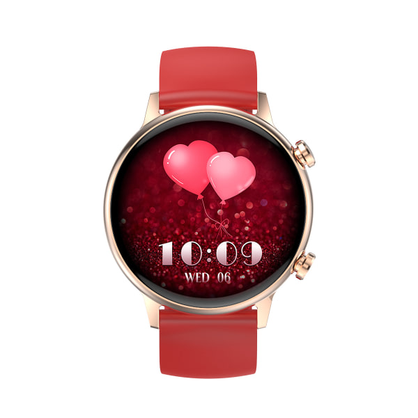 Smart Watch Lämplig för kvinnor Röd