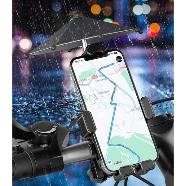 Mobiltelefonholder til cykelstyr - sikker og alsidig