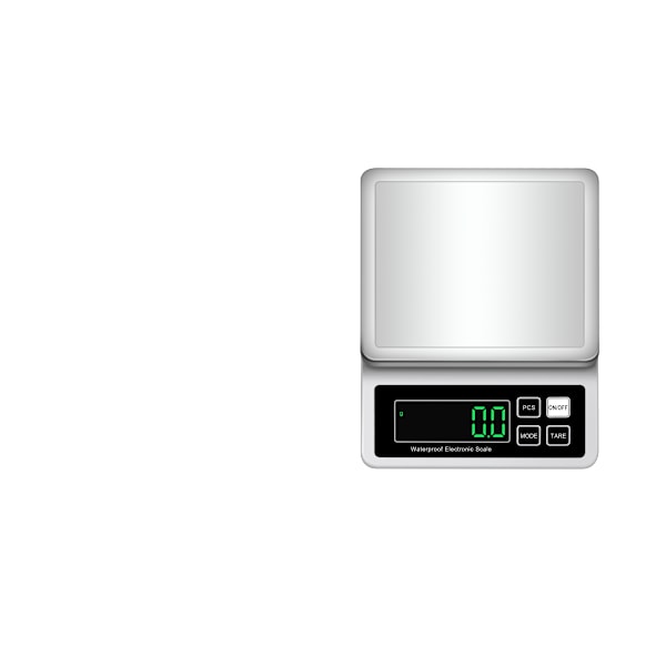Elektroninen ladattava vaaka 15kg/0,1g
