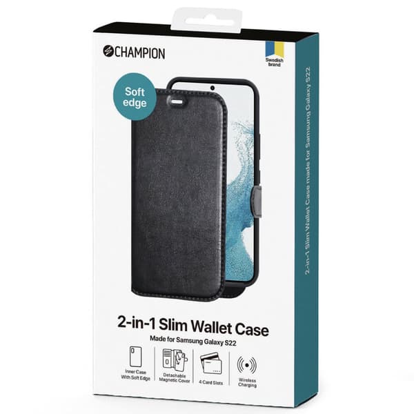 2-in-1 ohut lompakko Galaxy S22
