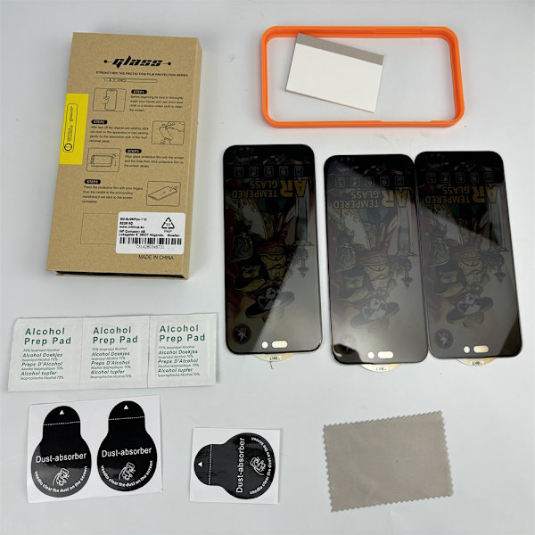 Skärmskydd med Hög Klarhet & Fingeravtrycksresistens - 3 pack iPhone 15 Plus