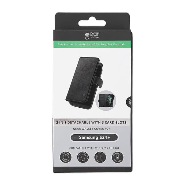 Wallet 2-i-1 Samsung S24+ 5G Sort