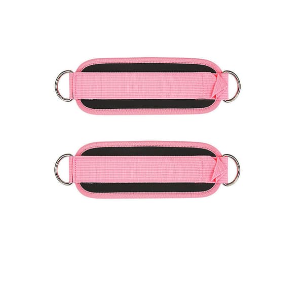 Ankelremme til kabelmaskiner, 2-pak Pink Pink