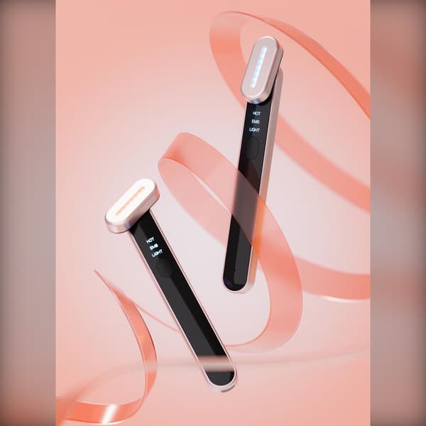 7-Farve Opvarmet Øjenmassager: Vibration & Lysterapi til Mørke Rande & Rynkereduktion