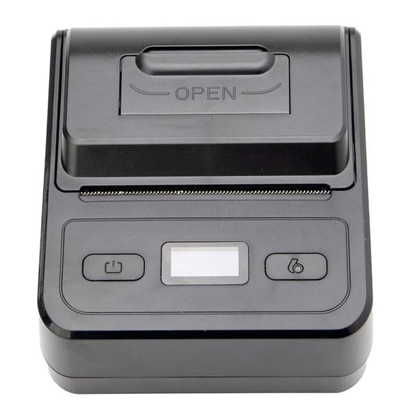 80mm Bærbar Bluetooth Termisk Printer - USB + Bluetooth Etiketprinter, Kompatibel med Android, iOS og Windows