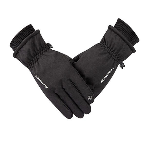 Touchvantar handskar för pekskärm vattentät Svart (M)