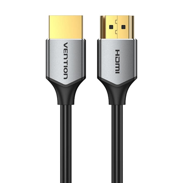 Ultraohut HDMI-kaapelin tuuletus ALEHH 2m 4K 60Hz (harmaa)