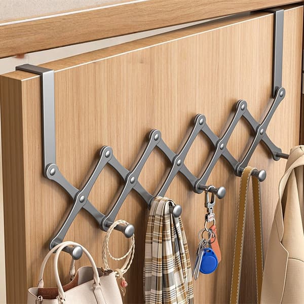 Over Dør Krog Rack - Carbon Stål Knagerække, Ingen Boring Nødvendig, Pladsbesparende