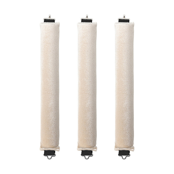 Hårrullar för att locka håret utan värme Beige