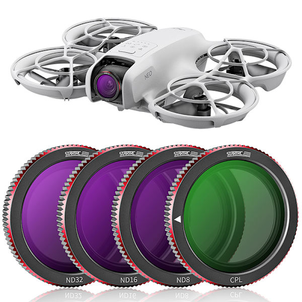 DJI NEO filtersæt til droner: ND8, ND16, ND32