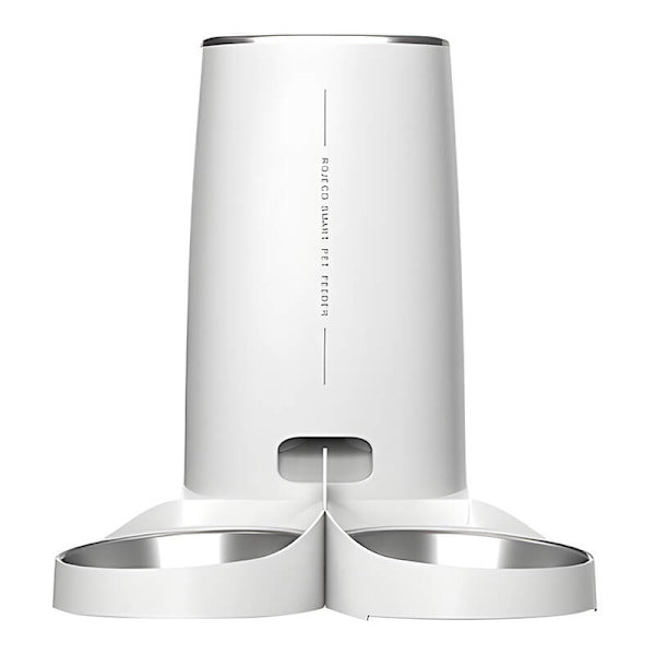 Automatisk husdjursmatare Rojeco 4L knappversion (dubbel skål)