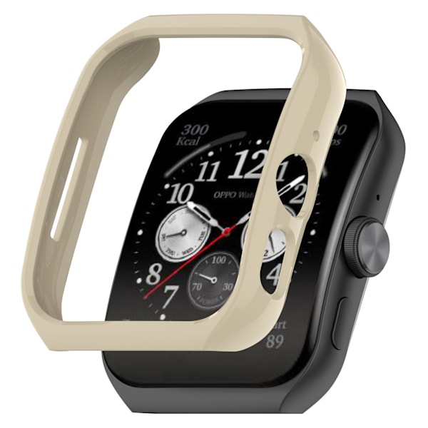 Suojakotelo ja hydrogeelikalvosetti OPPO Watch3 Prolle Valkoinen