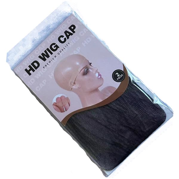 Elastiskt peruknät för peruktillverkning, HD Lace Wig Cap Black Black