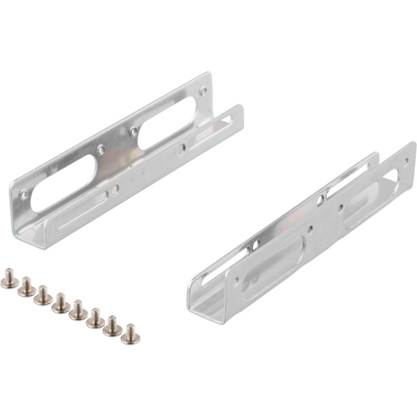 Mounting angles for 2.5" hard drive in 3.5" space