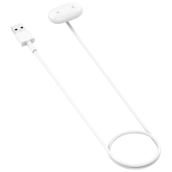 Magnetisk laddkabel kompatibelt med Google Fitbit Air - USB-A, ABS+TPE, 100cm, Snabbladdning White White