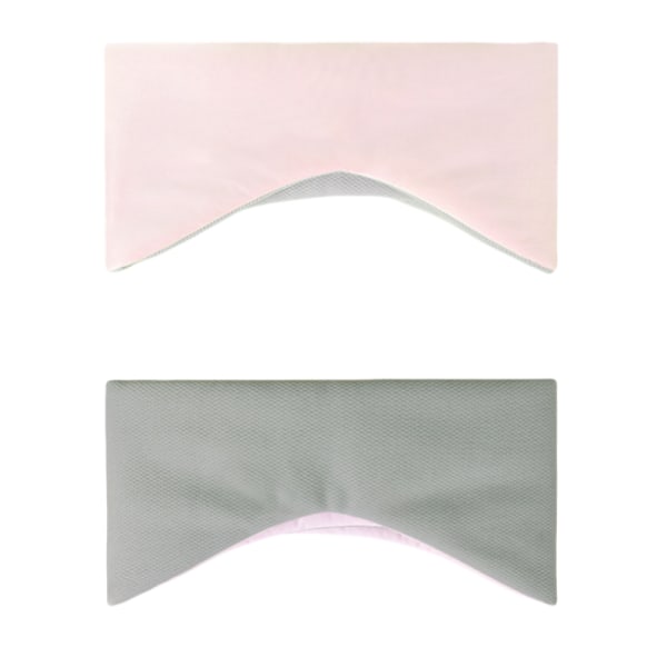 Dobbeltsidet mørklægningsmaske til at sove Pink+grå