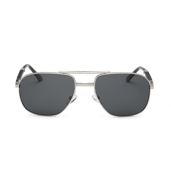 Foldbare polariserede solbriller - A345 stel linse Silver + Black Silver + Black