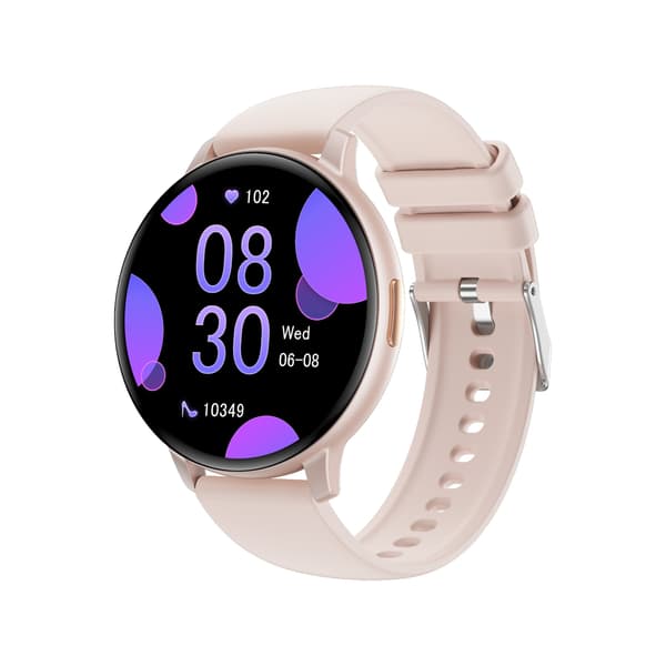 C66 Multifunktionell Smartwatch med Bluetooth-samtal & Hälsoövervakning, kompatibelt med Android och iOS Pink Pink