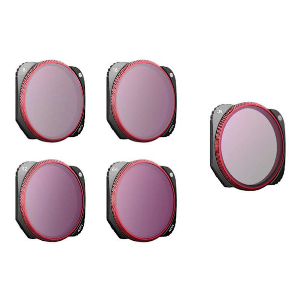 Sæt med 5 PGYTECH CPL+ ND-PL filtre (ND-PL 8/16/32/64) til DJI Mavic 3 Classic
