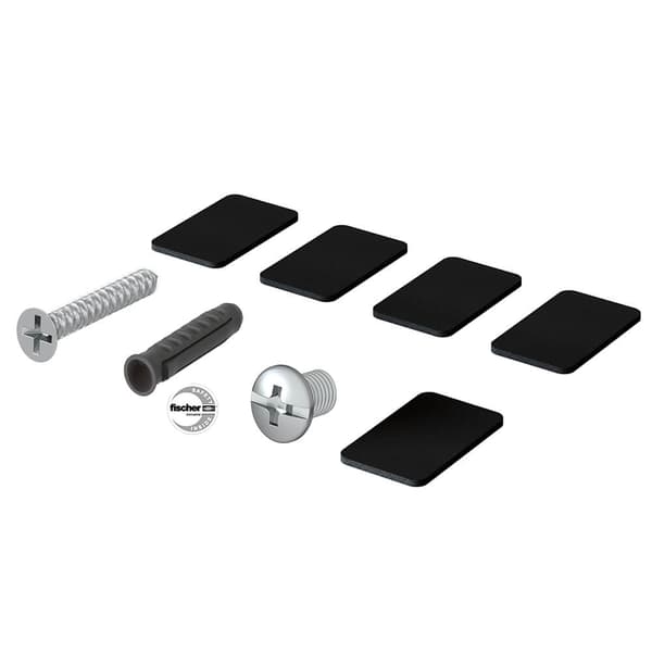 Vægbeslag til Apple TV HD 4K 1st/2nd/3rd/4th Gen. Sort