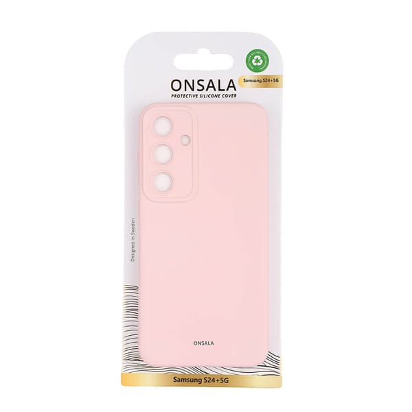 Cover Silikone Samsung S24+ 5G Lyserød