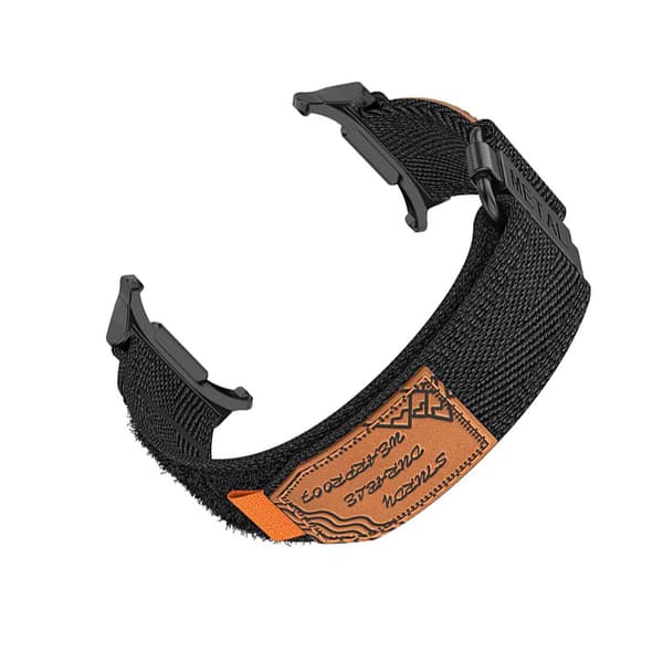 Flettet nylonrem til Samsung Galaxy Watch 7 Black Black