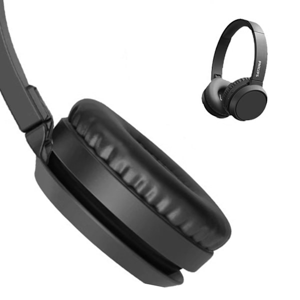 Ersättande Öronkuddar för Philips TAH4205, TAH4105, SHB3075, SHB3060 Svart